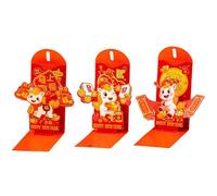 Red Year of the Horse Envelopes - 3D Foldable Lunar New Year Money Pack Festive Cultural Keepsake | Wedding, Birthday, Office, Celebration, Family Reunion, Presentation, Decoration, 20