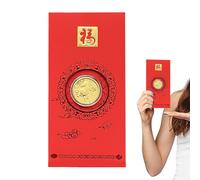 Red Year Of The Horse Envelopes - Success And Prosperity With Horse Design | Chinese Red Paper Envelope For Banknotes | Celebration Gift For New Year, Spring Party, Wedding