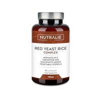 RED Yeast Rice Complex 2,9mg Monacolin K + Q10 + VIT C E - Red Yeast Extract - 90 Vegan Capsules Nutralie
