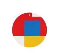 Red yellow and blue color scheme Car Air Freshener - 4pc Scented Diffuser Set, Long-Lasting Fragrance for Car, Home & Closet