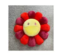 (Red Yellow) Murakami Takashi 40cm16in Rainbow Flower Pillow Plush Stuffed Colorful Gift