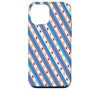 Red Yellow Stars Blue Diagonal Lines Starry Cheerleading Case for iPhone 12 mini