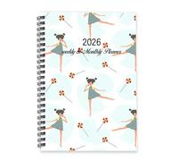 Red Yellow Striped Lollipops 2026 Planner A5 To Do List Notebook Journal 2026 Planner Men Journal Combo for Workout Week To View Monthly Year Diary with Dotted Line Note Page Slim