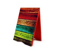 (Red, Yes) A-Board Pavement Sign Display Stand PVC Print UV