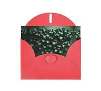 Red YYHWHJDE Green Creeper Picture Greeting Card 6x4 in with Double-Sided Pearl Effect and Environmentally Friendly Ink