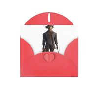 Red YYHWHJDE Scary scarecrow Picture Greeting Card 6x4 in with Double-Sided Pearl Effect and Environmentally Friendly Ink