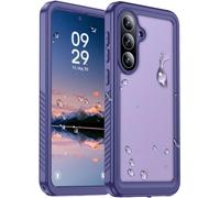 Red2Fire Compatible with Samsung Galaxy S26 Case Waterproof Built-in Screen & Camera Protector IP68 Underwater Full Body Military Dropproof Shockproof Translucent Matte Phone Case-Purple