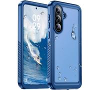 Red2Fire Compatible with Samsung Galaxy S26 Plus Case Waterproof Built-in Screen & Camera Protector IP68 Underwater Full Body Military Dropproof Shockproof Translucent Matte Phone Case-Blue