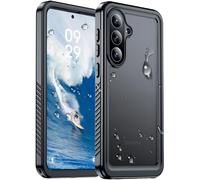 Red2Fire Compatible with Samsung Galaxy S26 Plus Case Waterproof Built-in Screen & Camera Protector IP68 Underwater Full Body Military Dropproof Shockproof Translucent Matte Phone Case-Black