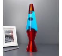 Red5 Blue Molten Desk Lamp With Red Base