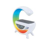RED5 Bluetooth Light Up Alarm Clock Wireless Charging Bluetooth Phone Dock