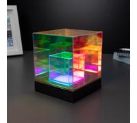Menkind Holographic Cube Desk Lamp