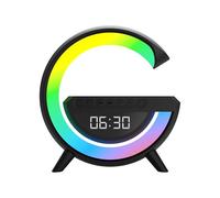 RED5 Light Up Wireless Charging Alarm Clock Bluetooth TWS Speaker Bedside Dock