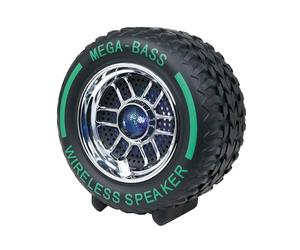 RED5 Mini Tyre Rechargeable RGB LED Colour Changing Novelty Bluetooth Speaker