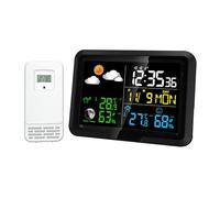 RED5 Premium All In One LED Indoor Weather Station with External Monitor Sensor