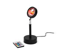 Menkind RED5 Sundown Mood Lamp Chic Colourful Design With Remote Control in Black Menkind Black