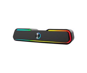 RED5 Zeta Portable Gaming Wireless Bluetooth Multicolour Changing LED Soundbar | 10 Watt USB-C Rechargeable Battery Powered Speaker
