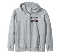 Redacted Everything is Fine Trust Your Government Political Zip Hoodie