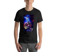 RedAeL Legend Jimmy-Page T-Shirts Mens Black T-Shirt XXL