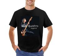 RedAeL Suzi Quatro Legend T-Shirt Mens Black T-Shirt M