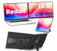 Redalf Laptop Screen Extender, 15.6" FHD 1080P Portable Monitor for Laptop, Detachable and Plug-Play Monitor Extender for 13-17.3" Laptops,Compatible for Mac/Wins/Dex/Chrome