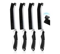 Redamancy 4 PCs Crevice Cleaning Brush, Thin Hard Bristle Brushes for Small Spaces & Tight Gaps, Grout Cleaning Brush, Groove Crevice Cleaning Tool for Home Kitchen Bathroom