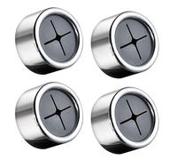 Redamancy 4 Pcs Tea Towel Holders, Self-Adhesive Round Towel Holder, Push in Towel Holder, Holders for Tea Towels, Towel Hooks for Bathroom, Kitchen and Home, No Drilling Required