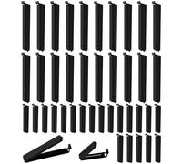 Redamancy 40 Pcs Food Clips, Bag Clips for Food Storage, Plastic Food Bag Clips, Freezer Bag Clips, Sealing Clips Reusable for Snacks, Coffee, Food & Sandwich
