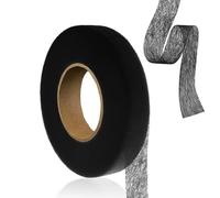Redamancy Wonder Web Hemming Tape 64 Metres, Hem Tape Iron on 70 Yards, 2cm Wide No Sewing Iron on Tape Roll Fabric Fusing Tape for Splicing Fabrics, Trousers, Curtains, Clothes (black)