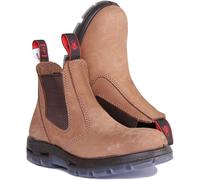 Redback UBOK Soft Toe Dealer Work Boots Brown Non-Safety + Free Cap / Hat