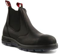 Redback USBBK Chelsea Boots Black with Steel Toe Cap from Australia (UK size 11)