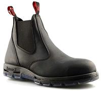Redback USBBK Chelsea Boots Black with Steel Toe Cap from Australia (UK size 12)