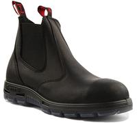 Redback USBBK Chelsea Boots Black with Steel Toe Cap from Australia (UK size 4)