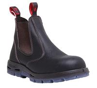 Redback USBOK Chelsea Boots Claret Brown with Steel Toe Cap from Australia (UK size 12)