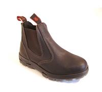 Redback USBOK Chelsea Safety Boots Claret Brown Australian Made UK Size 4