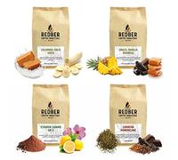 Redber Premium Coffee Taster Pack - 4 x 250g Coffee Beans - Roasted to Order (Whole Beans)