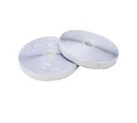 Redberry Hook & Loop Tape 15m- White - Double Sided Sticky Tape - Extra Large Roll of Self-Adhesive Sticky Back Fastening Tape - 2cm Width