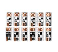 Redberry Value Lint Roller Refills - 12 Replacement Rolls - 90 Sheets