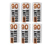 Redberry Value Lint Roller Refills - 6 Replacement Rolls - 90 Sheets per Roll - 540 SHEETS IN TOTAL - Perfect for Pet Hair, Fluff, Dust - Can be Applied at any Fabric