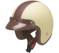 Redbike RB 752 Vanilla Jet Helmet, Chocolate/Ivory, size XXL (63/64)