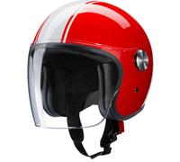 Redbike RB-861 Jet Helmet, red/white, size XS (53/54)