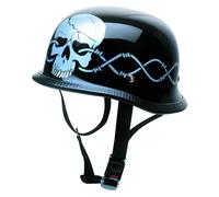 Redbike RK 304 Wired Oldtimer Jet Helmet, black, size XL for Men