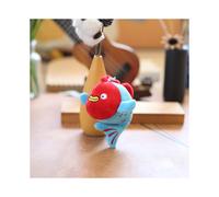 (RedBlue) Plush Super Soft Fish Keychain Cute Koi Fish Bag Charm Stuffed Toy For Kids