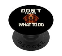 Redbone Coonhound Dog Lover Design PopSockets Adhesive PopGrip