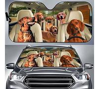 Redbone Coonhound Family Driving Windshield Sun Shade Heat Protection Car Windshield Sun Shade Foldable Windscreen Cover Universal For Auto Cars Truck S