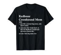 Redbone Coonhound Mom Definition Funny T-Shirt