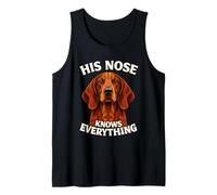 Redbone Coonhound Scent Hound Dog Lover Design Tank Top