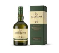 Redbreast 15 Year Old Irish Whiskey, 46% ABV, 70cl with Giftbox | Single Pot Still, Rich Sherry & Bourbon Oak Maturation, Dried Fruit & Spice Notes, Long Smooth Finish, Gold Winner