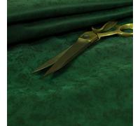 Redbrick Mill Fabrics Beautiful Soft Textured Semi Faux Suede Upholstery Material Fabric Green Colour (1 Metre)
