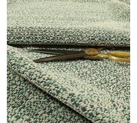 Redbrick Mill Fabrics Chenille Textured Buzz Fuzz Semi Plain Pattern Upholstery Fabrics in Blue Colour (1 Metre)
